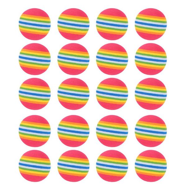 

golf balls 50pcs premium eva durable rainbow training practice