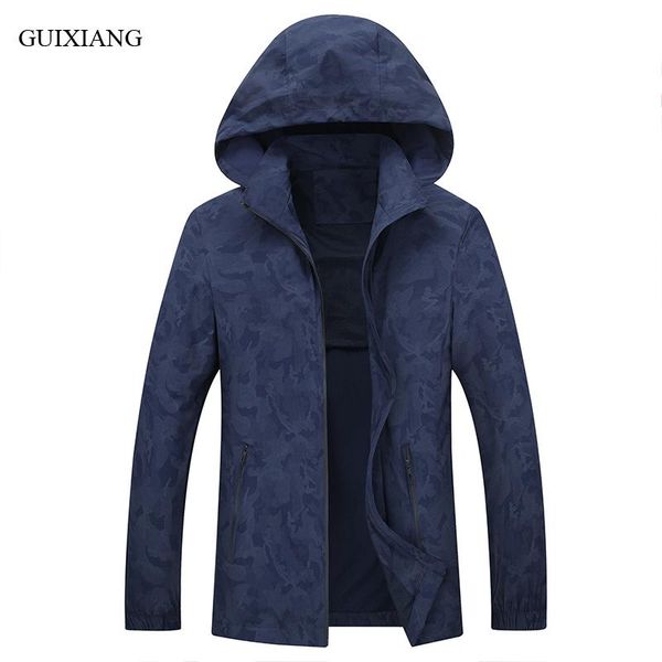 

men's jackets 2021 arrival spring style men boutique jacket fashion casual hat detachable coat plus size print overcoat 2xl-8xl, Black;brown