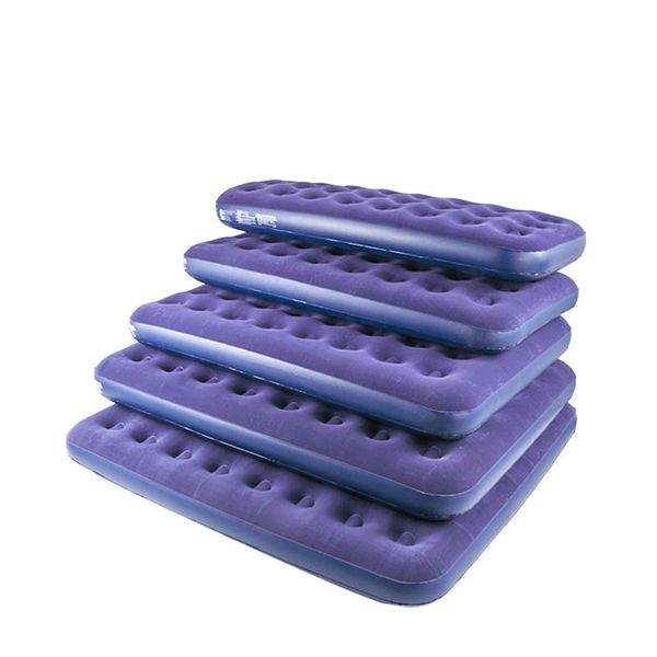 

inflatable mattress car outdoor air bed folding single double thick flocking home inflated camp furniture