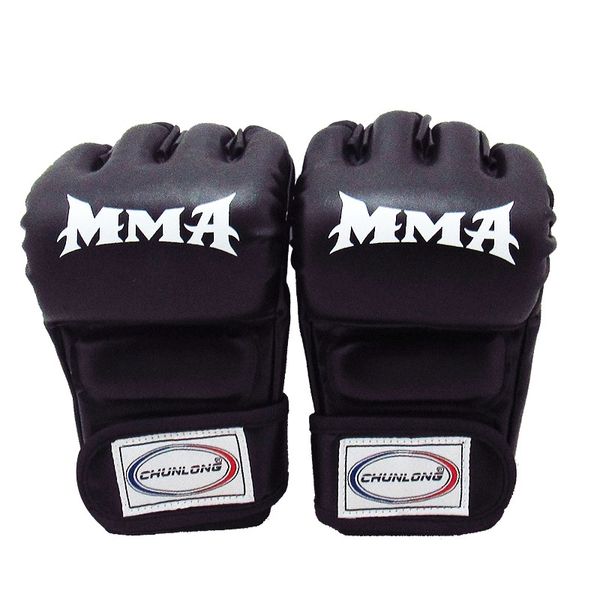 

Adult boxing gloves Sanda Thai MMA Half Finger Taekwondo professional sandbag Training Boxing