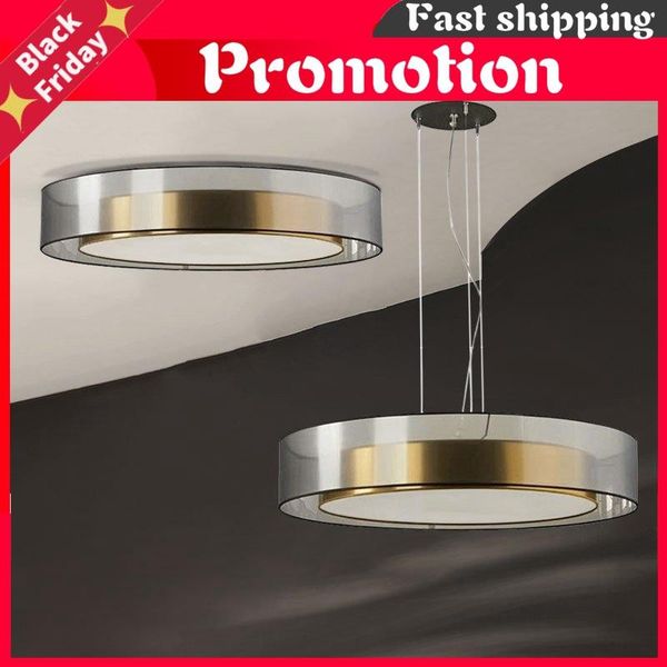 

post-modern restaurant dining room kitchen hanging lamp nordic simple luxury led pendant bedroom living lights lamps