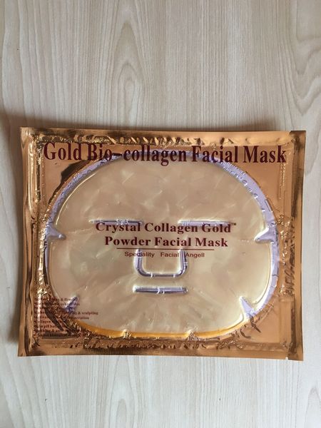 I prodotti più venduti per la cura della pelle di bellezza idratante della maschera al bio-collagene in oro, polvere di cristalli di collagene, viso