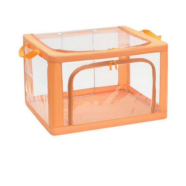 

clothing & wardrobe storage full visual foldable clothes box washable 22l 66l 88l closet organizer for quilt bedding set