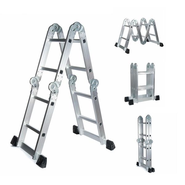 

cords, slings and webbing 2.5m aluminium ladders telescoping multi-purpose extension folding step ladder step-stand
