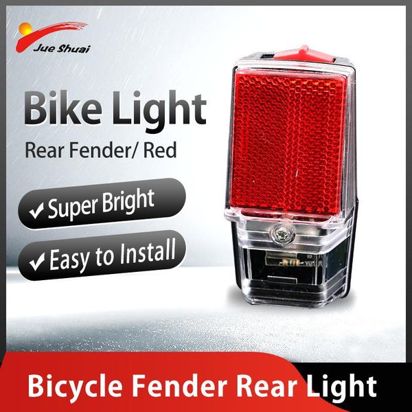 

cycling led bike light fender mudguard red bicycle taillight rear mtb lantern accessories lights