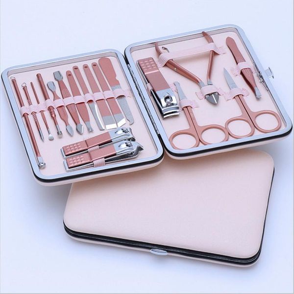 

nail art kits dhl cortaunas clippers pedicure set portable travel hygiene kit stainless steel cutter tool herramientas de unas