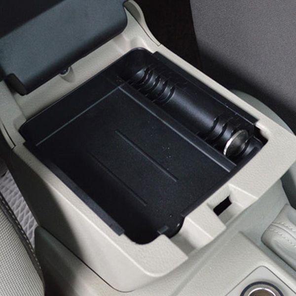 

car organizer refit 2012-2014 for focus 1.6l central armrest box storage compartment mobile phone card coin