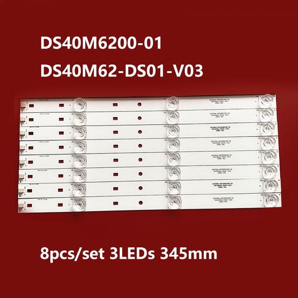 

350mm led backlight strip 40x b40c61 202106-ds40m6200-01 ds40m62-ds01-v03 strips