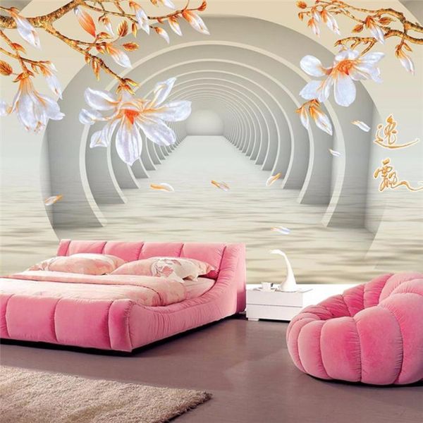 

wallpapers custom large murals,three dimensional space jade orchid 3d wallpaper,living room tv sofa wallpaper bedroom papel de parede