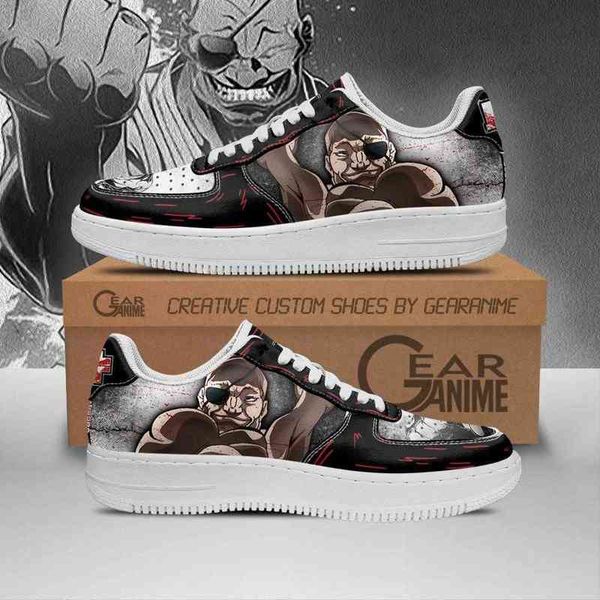 

diy anime shoes doppo orochi sneakers baki custom casual running sport walking lightweight tennis