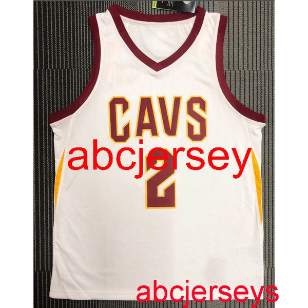 

2# irving white basketball jersey embroidery xs-5xl 6xl, Black