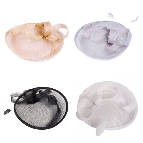 

hair pins retro styles flax bride hat net gauze hats european style british headdress hairpin dh-81, Black;brown