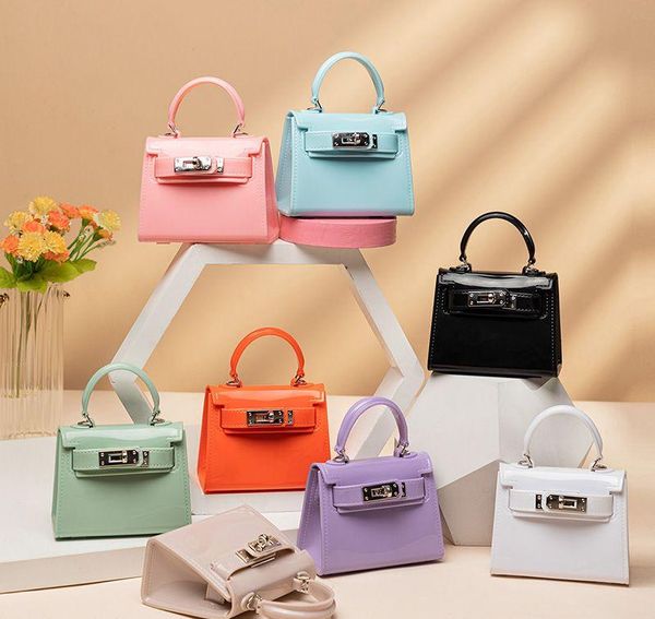 

shoulder bags for women 2021 cosmetic bag mobile phone pvc trendy macarone lovely