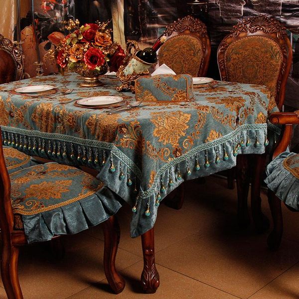 

table cloth ode keno upscale european-style luxury tablecloths coffee pad cover post