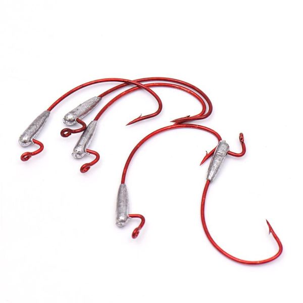 

50pcs/lot lead jig head fishing hooks 2/3.5g offset mini hook carp accessories stainless steel hamecon carbone winter ice tackle