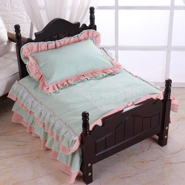 

kennels & pens four seasons pet wooden bed dog teddy princess kennel cat nest small medium large dogs removable