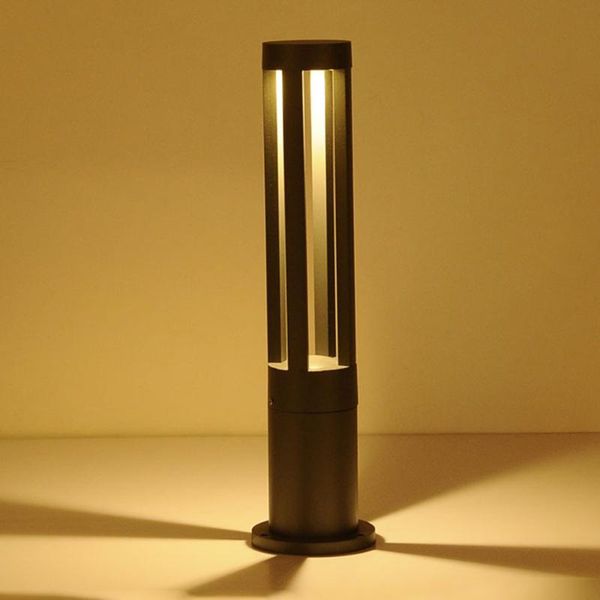 

thrisdar 60cm garden lawn lamp modern aluminum pillar light outdoor courtyard villa landscape bollards lamps