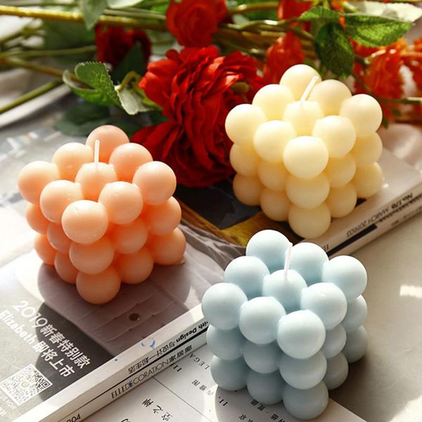 

candles bubble cube candle soy wax scented relaxing gifts home decor