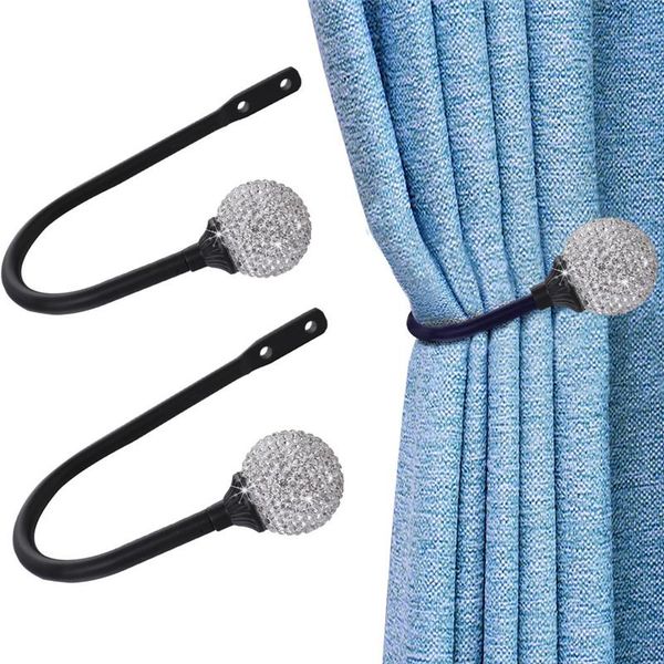 

other home decor 2pcs curtain tieback holder hooks bedroom living room decoration accessories buckle clips hook