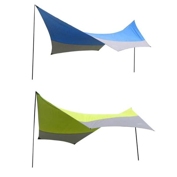 

tents and shelters 5mx5m awning waterproof tarp tent camping survival sun mat shelter beach