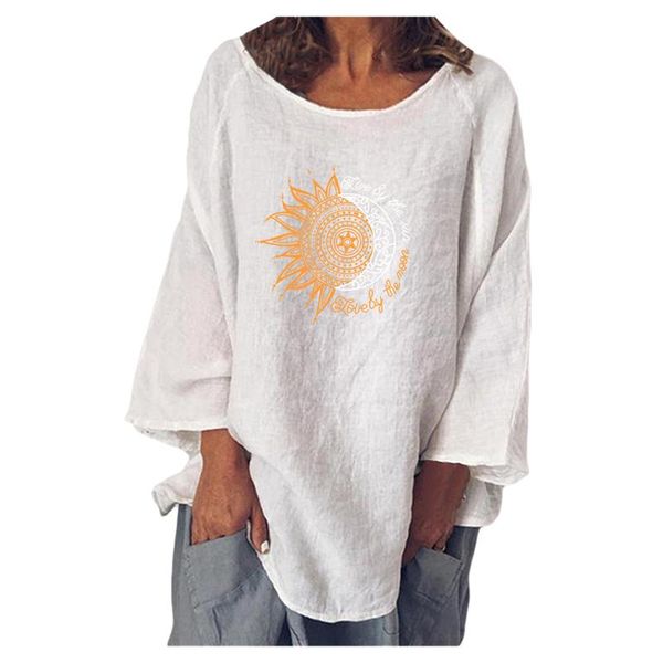 

women's t-shirt long sleeve women 2021 korean fashion oversized t shirt female clothing vintage camisetas de mujer, White
