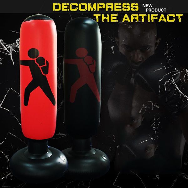 

sand bag boxing pvc flexible inflatable tumbler type increase agility punching sandbag standing children adults foldable