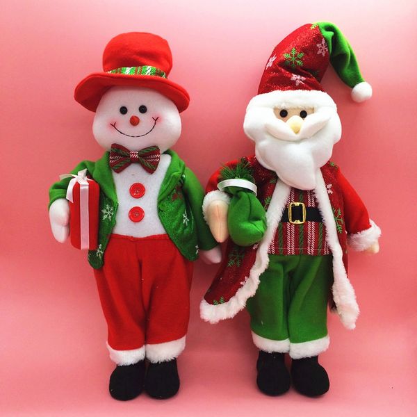 

christmas decorations selling tree skirt standing doll scene decoration santa gentleman hat snowman