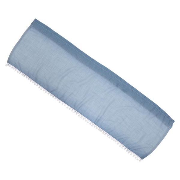 

1pc curtain valance short rustic style window treatment half & drapes