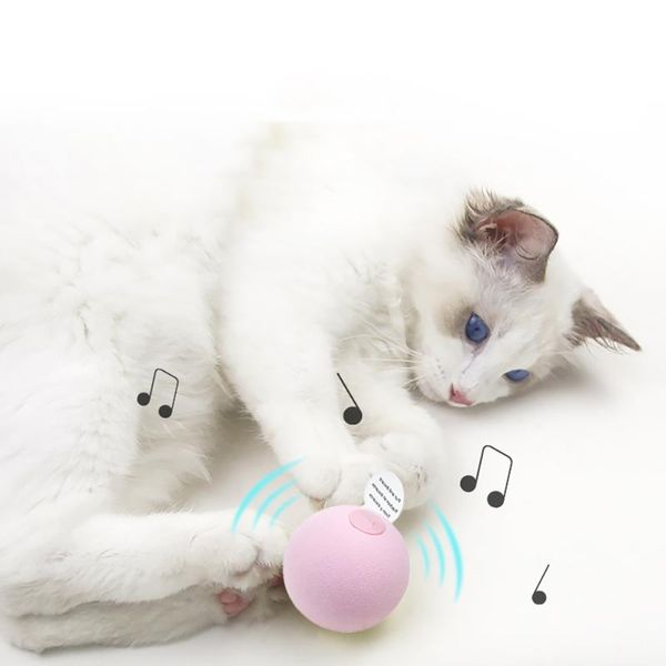 

cat toys toy ball eva wool felt balls with 3 lifelike animal chirping sounds refillable catnip for exercise accessories