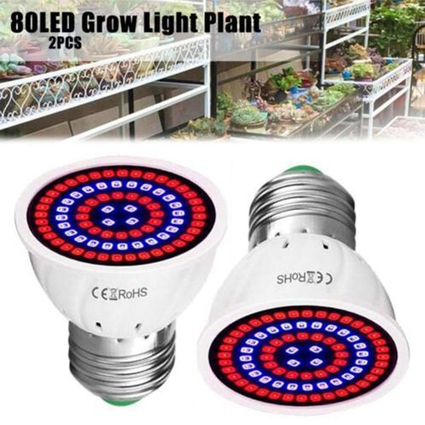 

pcs plant grow light bulb e27 full spectrum greenhouse indoor led lamp lights