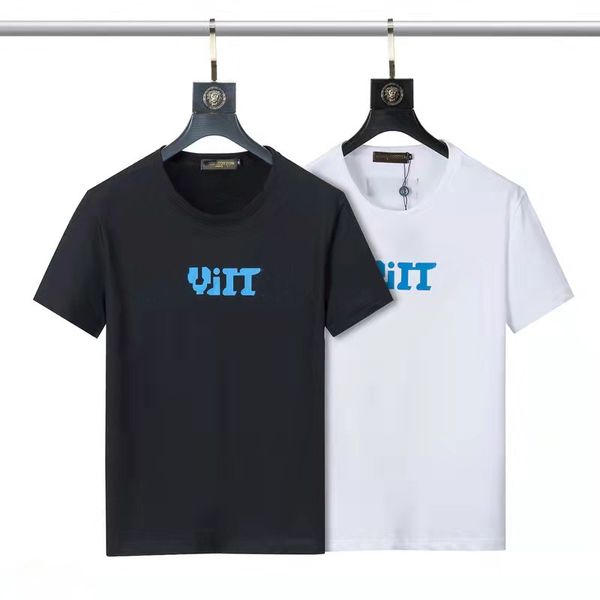 

2022new stylemens letter print t shirts 3d fashion designer summer short sleeve tee men s clothing luxury clothes paris street tees, White;black