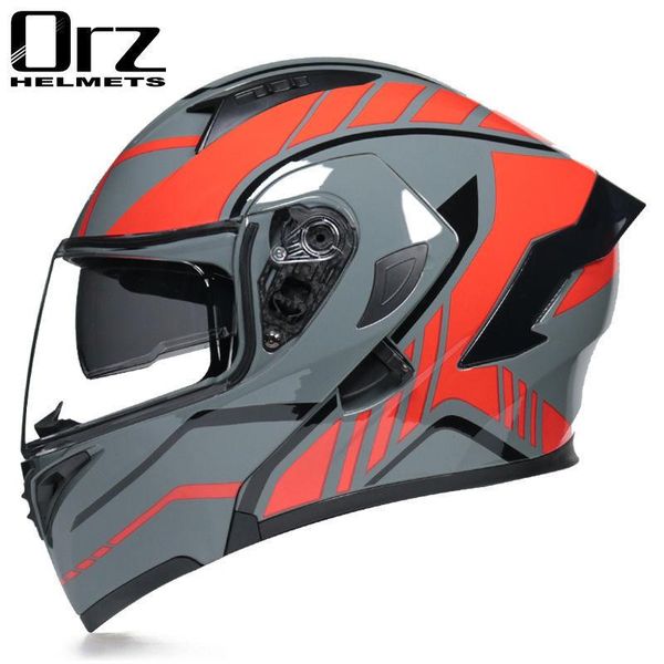 

gifts racing flip up motorcycle helmets helmet abs full face dot approved casco
