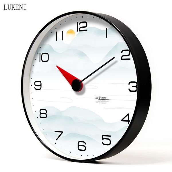 

wall clocks landscape painting classic silent clock ten inch/ twelve fourteen inchwall decor home
