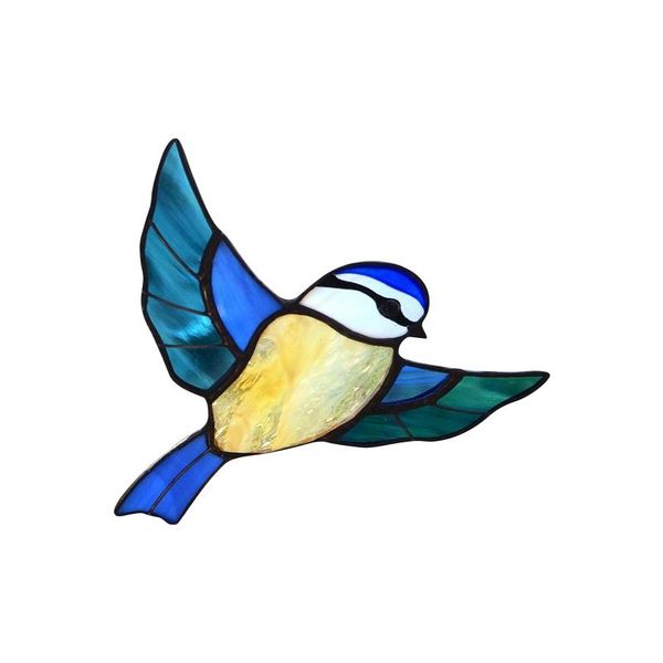 

window stickers 7pcs pet sticker bird wall home decoration cute 3d car fridge