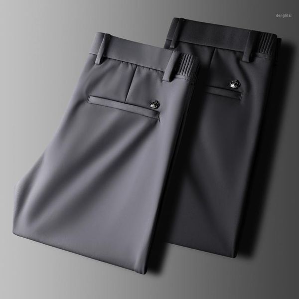 Calças masculinas jsbdlight qualidade de luxo bom bens recomendados rugas e engomar tecidos elásticos de outono versátil
