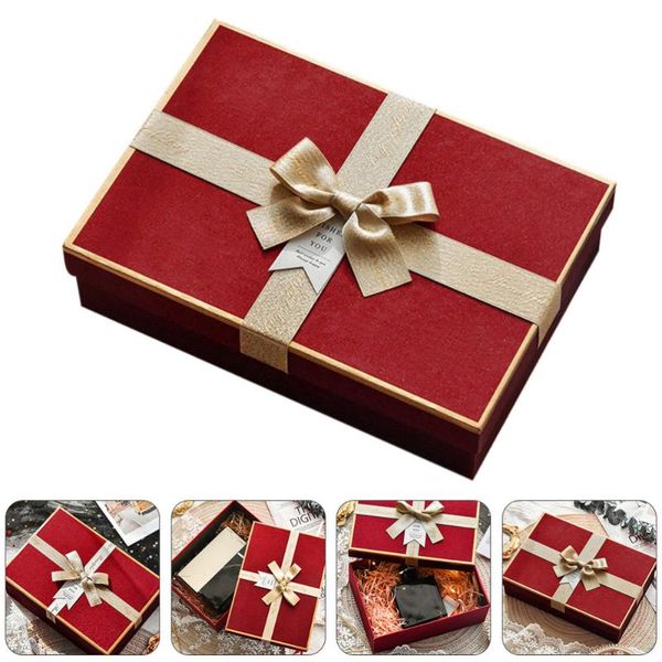 

gift wrap 1pc valentine's day box beautiful case bowknot decorative