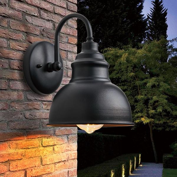

retro outdoor wall light waterproof courtyard villa garden balcony gate e27 lamps