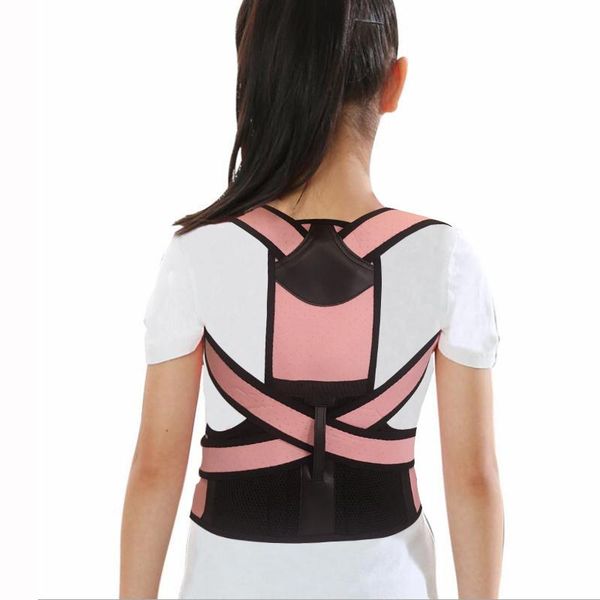 

child back support braces running basketball protector kids spine belt sports lumbar children, Black;blue