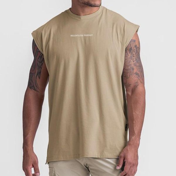 

men' tank summer men fashion loose outdoor gym runnin hip hop man sleeveless t-shirt letter printed casual vest, White;black