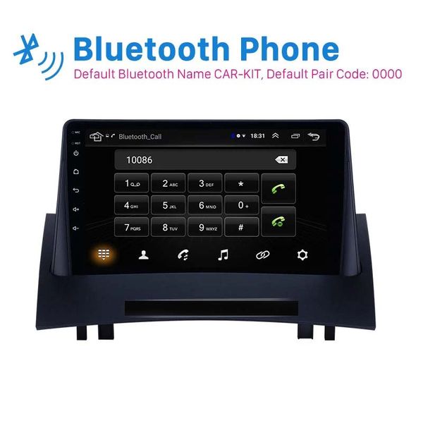 

android 10.0 9 inch car dvd stereo multimedia player for 2004-2008 renault megane auto radio gps navigation
