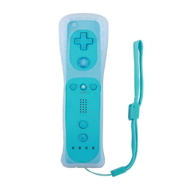 

wireless remote controller for wii built-in motion plus gamepad with silicone case sensor 2021 game controllers & joysticks