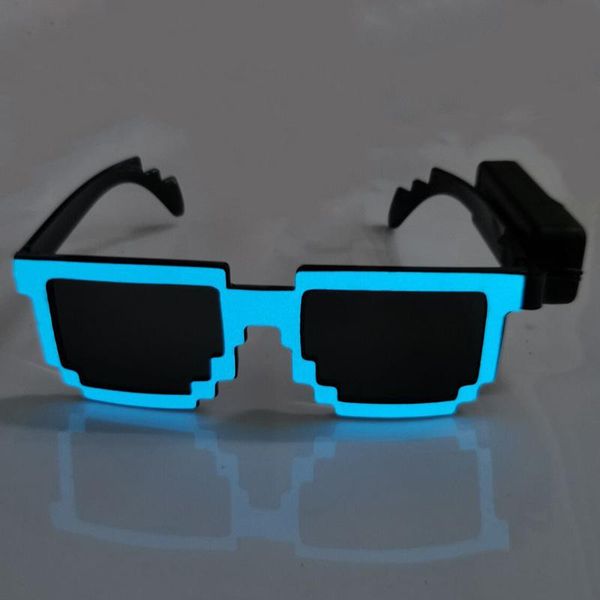 

party decoration light glasses three modes cool mosaic luminous gifts sunglasses trick toy festive