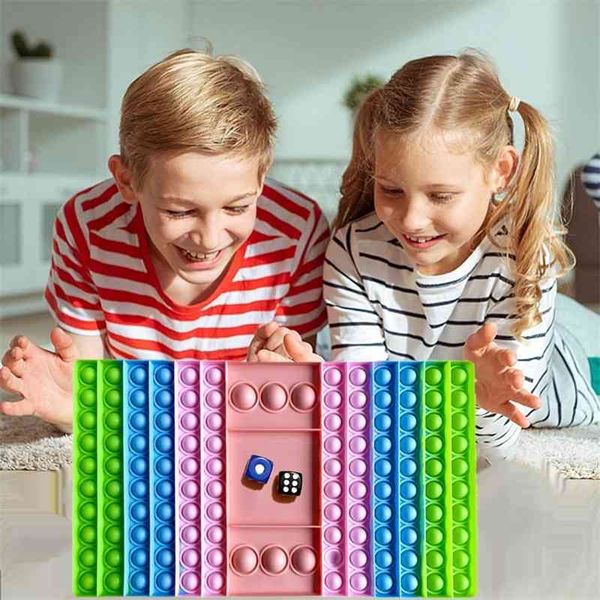 

rodent killing pioneer chessboard macarone large decompression silica gel new children's toy rainbow