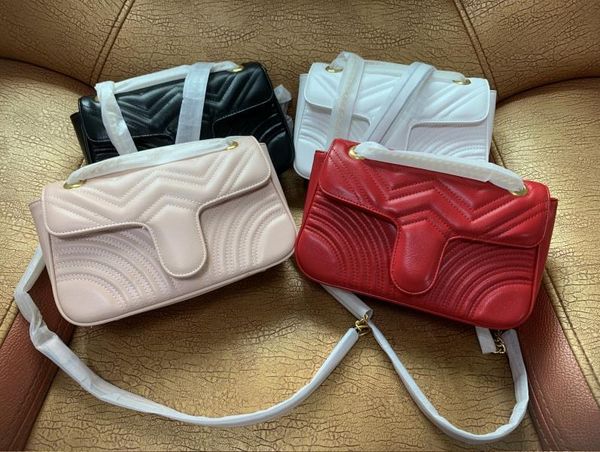 

2023 fashion shoulder bags women chain crossbody handbags lady leather handbag purses wallet purse female messenger bag many colors chooes 2