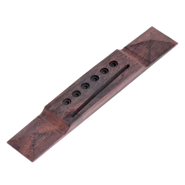 

new- pyramid acoustic guitar bridge no finish 6 string