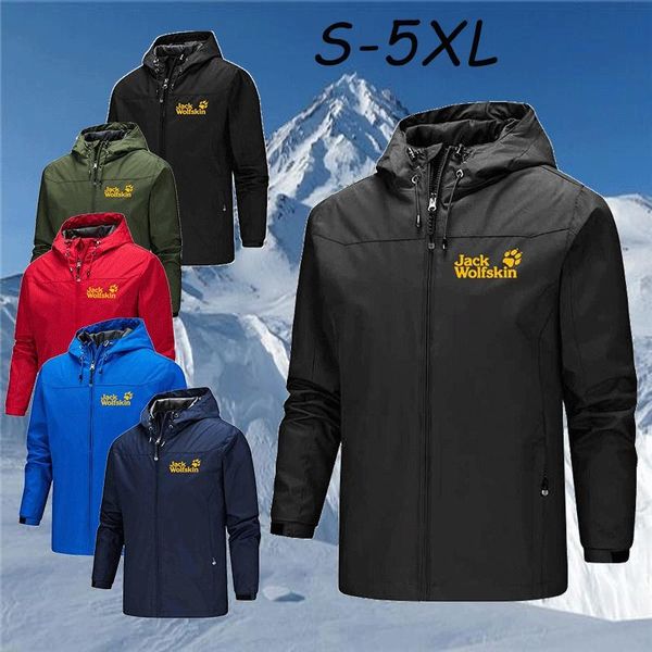 

men's jackets fashion jacket mountaism waterproof men raincoat sportswear outdoor hooded soft shell hiking windproof coat mountaineerin, Black;brown