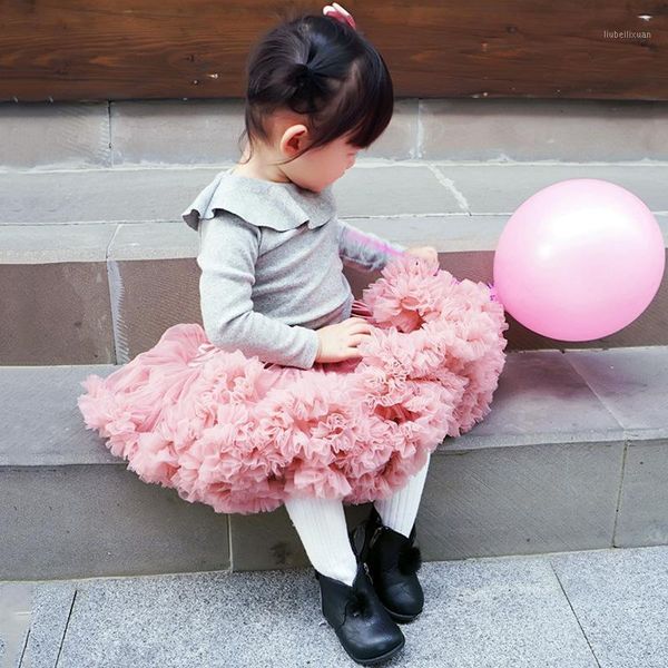 

skirts baby girl tutu skirt cute kids princess tulle summer children party rainbow girls dance pettiskirt clothes1, Blue