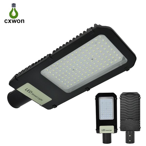 Super Brilho LED Lâmpadas de Estradas 100W 200W 300W Luz de rua ao ar livre 85-265V IP65 Iluminação de alumínio de alumínio