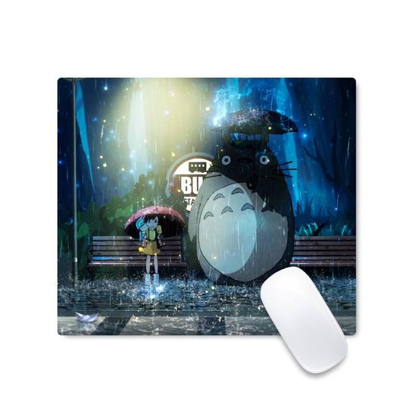 

mouse pads & wrist rests totoro lovely cartoon locking edge pad game officework mat non-slip lapcushion mousepad