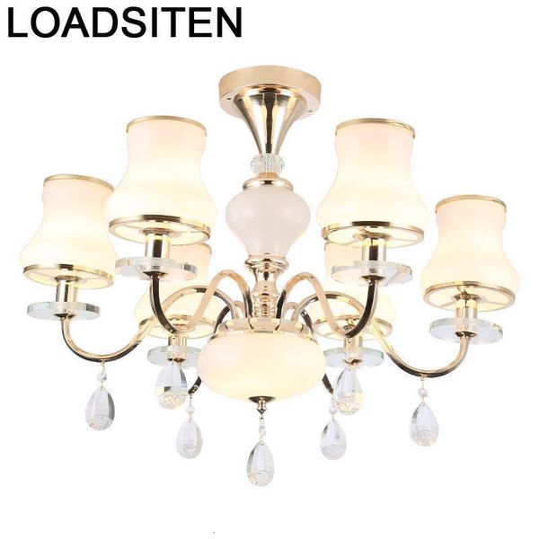 

pendant lamps crystal modern deco maison lampara techo colgante moderna luminaire suspendu lustre e pendente para sala de jantar hanging lam